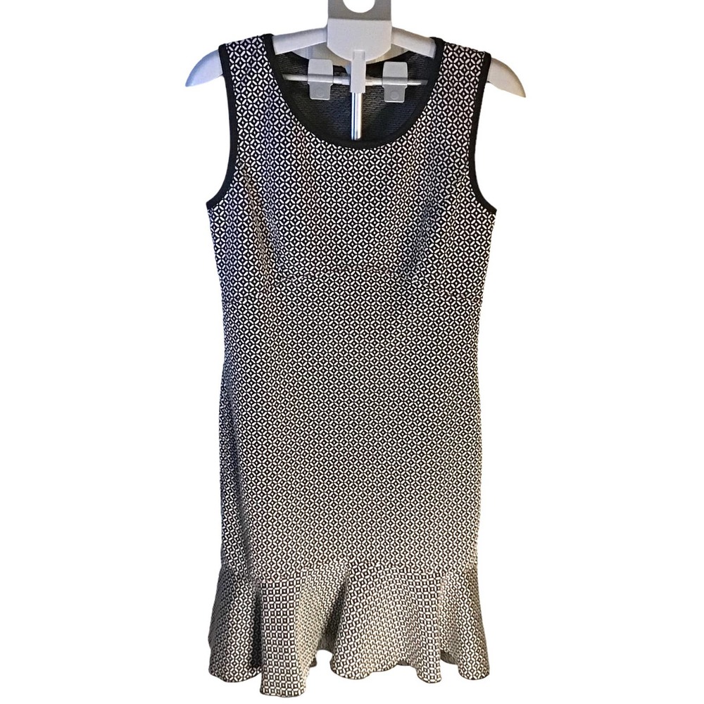 Max Studio Black & White Dress Women’s SZ L NWT